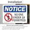 Signmission No One Under 18 Permitted OSHA Notice Sign, Vinyl Decal, 14in W x 10in L, 2PK OS-2PACK-NS-D-1014-L-16152 - alternate 3